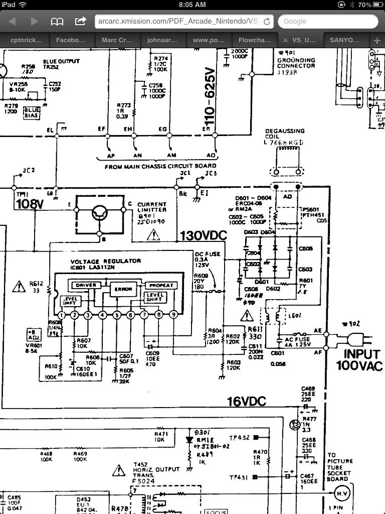 Sanyo 20EZ acceptable voltage range 100v Museum of the Game Forums
